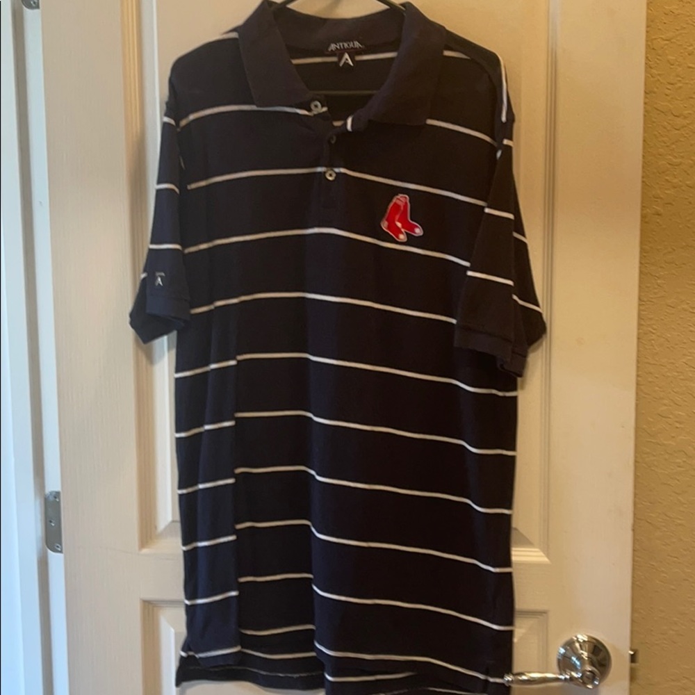 100% Cotton Red Sox Antigua Golf polo
